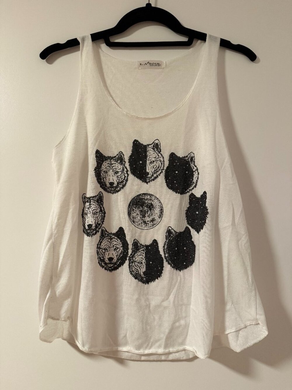 La Soul Wolf Phases of the Moon Tank